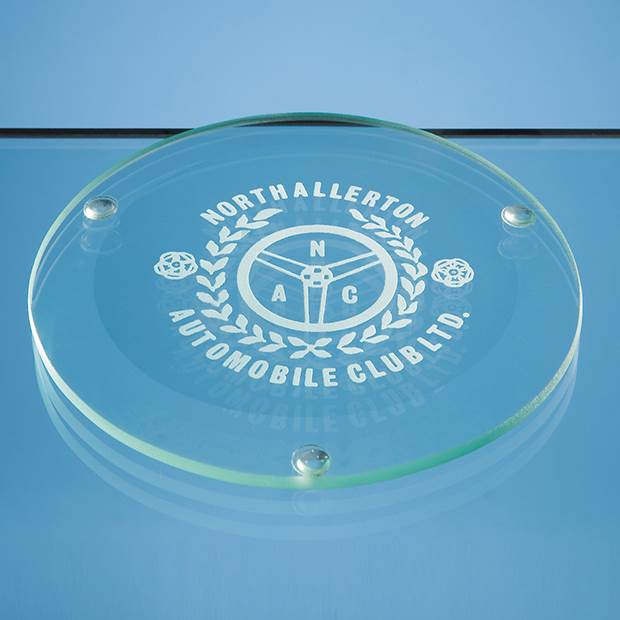 Jade Glass Round Coaster